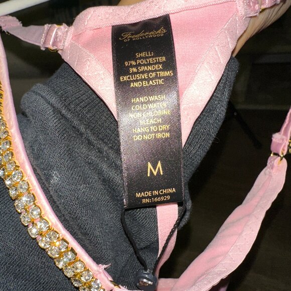 Juicy X Frederick's Satin & Rhinestone G-String - Picture 6 of 8